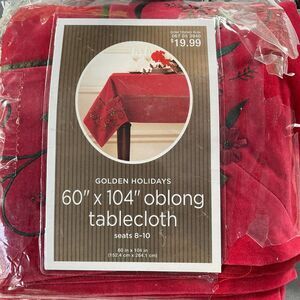 2007 Holiday Oblong 60X104 Tablecloth